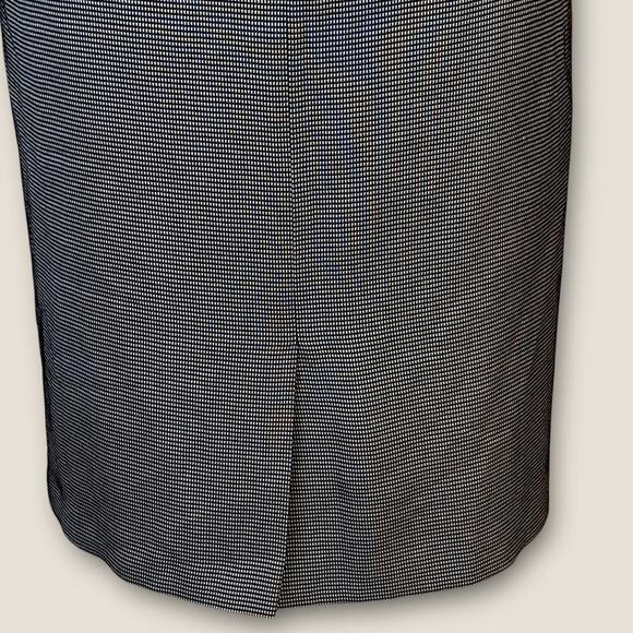 Tahari Arthur S Levine Casual Pencil Skirt Houndstooth Plus Size 24W Black White - Picture 9 of 14